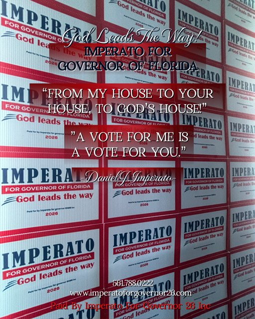 Imperato for Governor of Florida