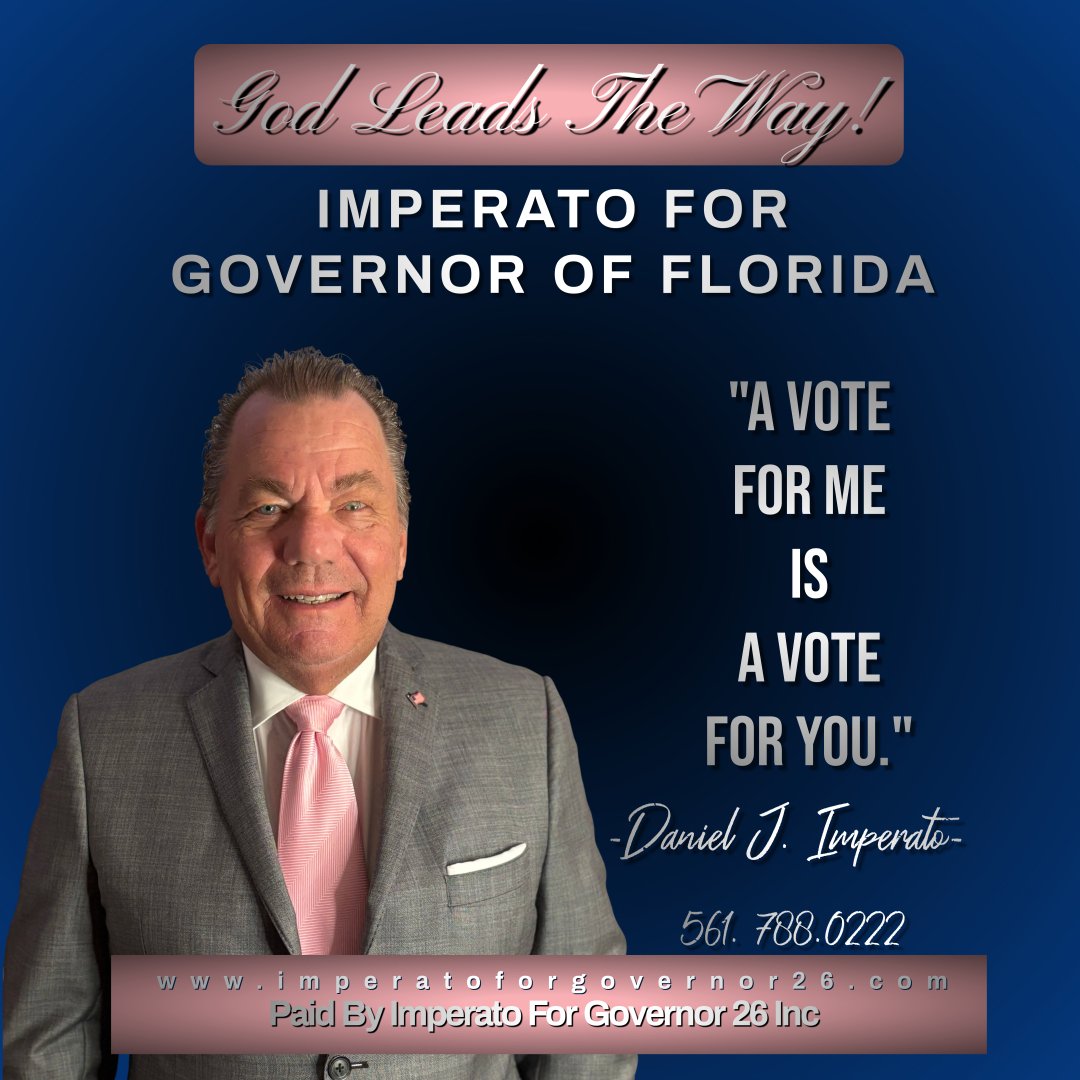 Imperato for Governor of Florida