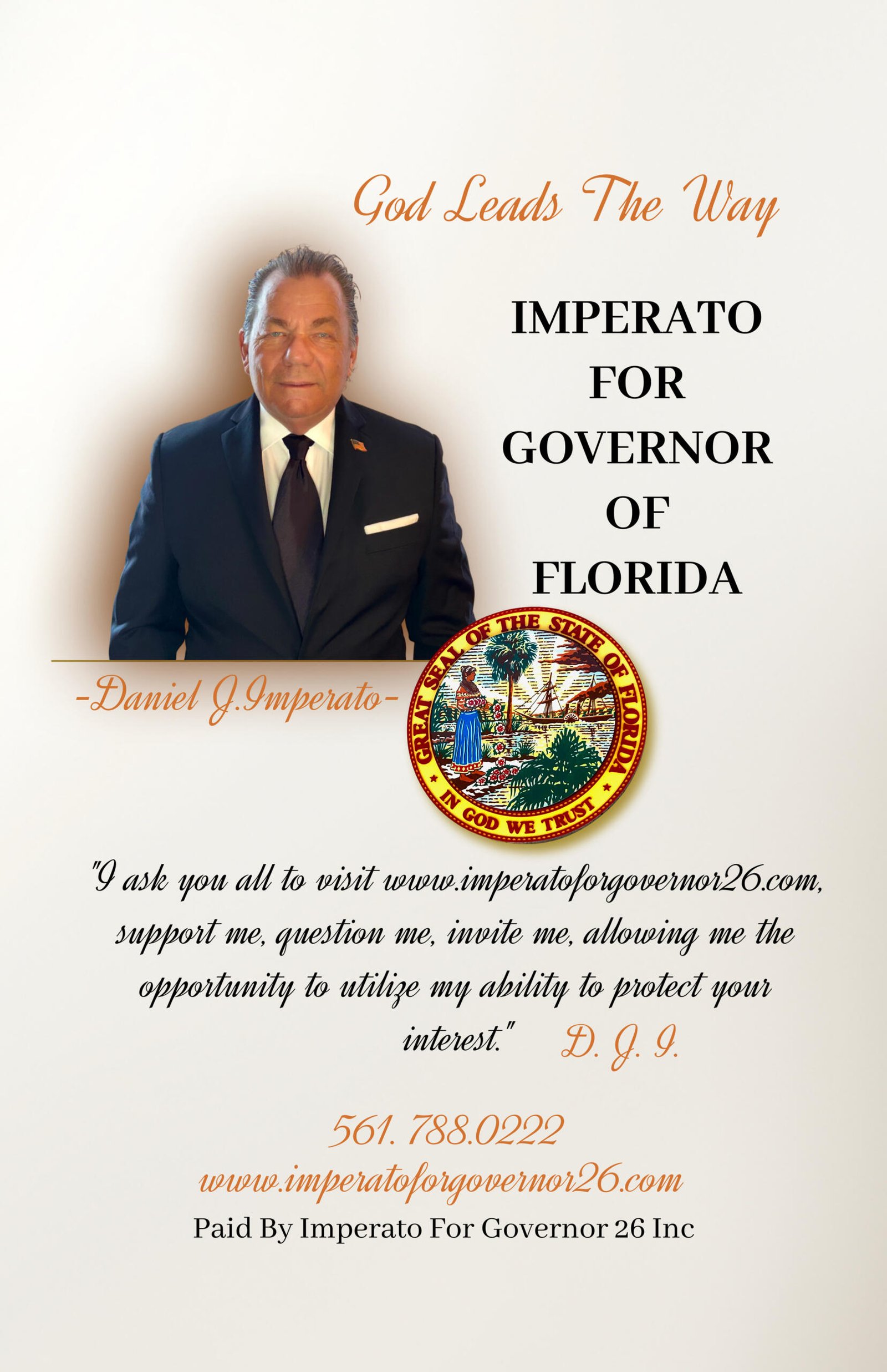 Imperato for Governor of Florida